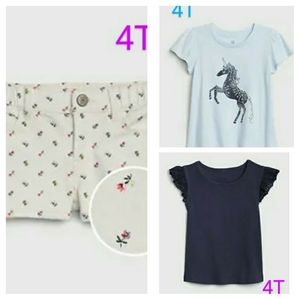 3 piece baby girl Bundle 4T